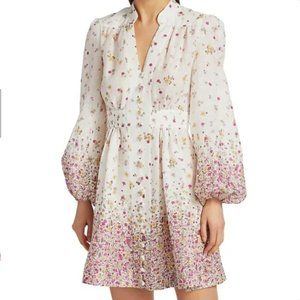 Zimmermann Carnaby Floral Linen Mini Dress, 1